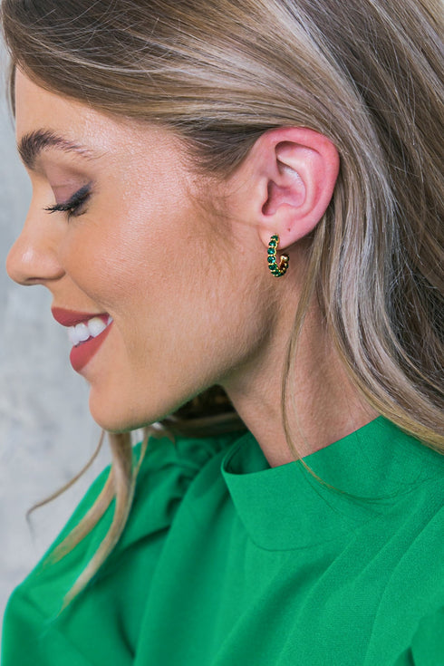 ruby-hoop-earrings Flying Tomato-Sophia's Style-3